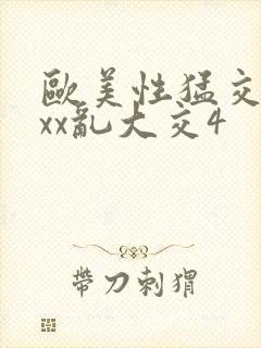 欧美性猛交xxxx乱大交4