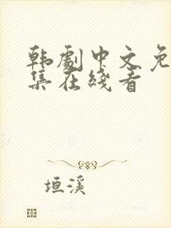 韩剧中文免费全集在线看