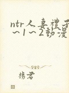 ntr人妻礼子～1～2动漫封面