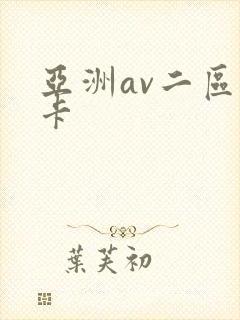 亚洲av二区不卡