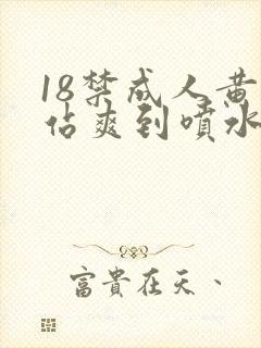 18禁成人黄网站爽到喷水