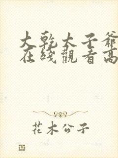 大乾太子爷短剧在线观看高清