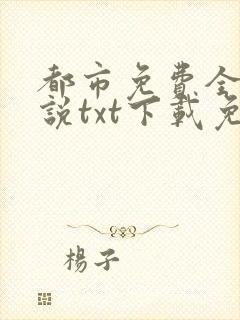 都市免费全本小说txt下载免费下载封面
