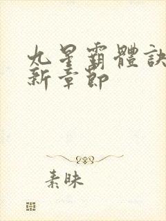 九星霸体诀小说新章节封面