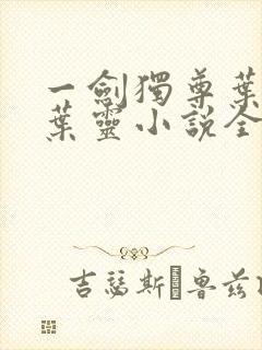 一剑独尊叶玄,叶灵小说全文免费阅读