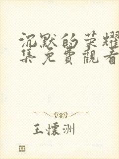 沉默的荣耀39集免费观看全集