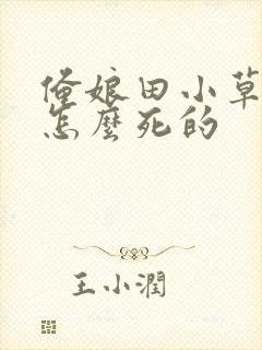 俺娘田小草来顺怎么死的封面