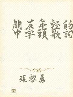 朋友年轻的妈妈中字头歌词