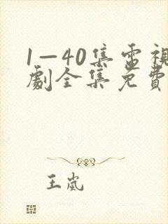 1—40集电视剧全集免费观看