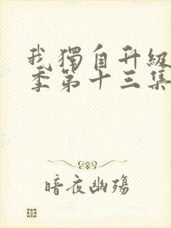 我独自升级第二季第十三集在线观看封面