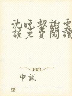 沈晚黎谢云迟小说免费阅读