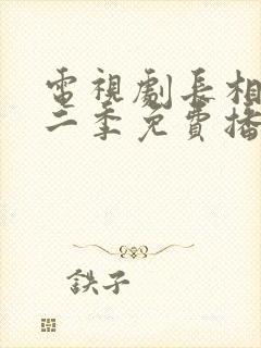 电视剧长相思第二季免费播放全集