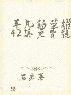 平凡的荣耀1—42集免费观看