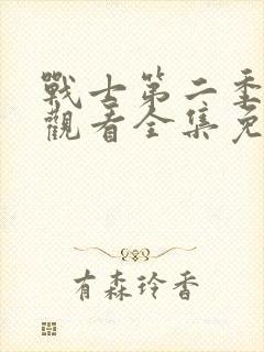 战士第二季在线观看全集免费播放