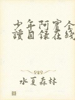 少年阿宾全文阅读目录在线阅读黄小洁