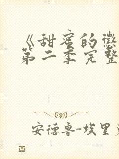 《甜蜜的惩罚》第二季完整版