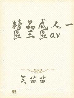 精品成人一区二区三区av