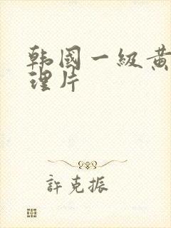 韩国一级黄色伦理片