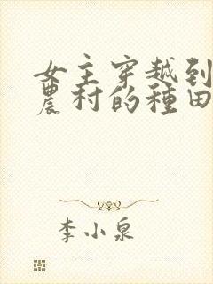 女主穿越到古代农村的种田文