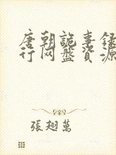 唐朝诡事录之西行网盘资源高清封面