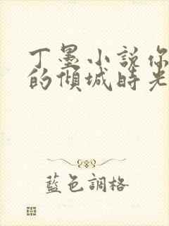 丁墨小说你和我的倾城时光免费阅读封面