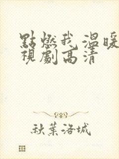 点燃我温暖你电视剧高清