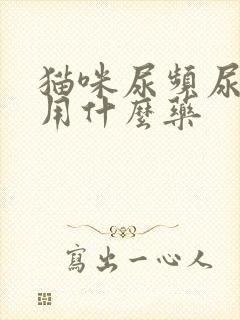 猫咪尿频尿不尽用什么药