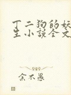 丁二狗的妖孽人生小说全文无删减