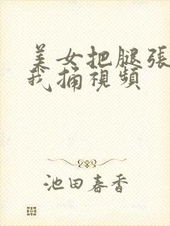 美女把腿张开让我捅视频