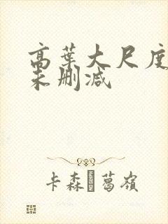 高叶大尺度做爰未删减