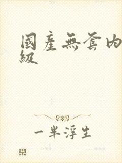 国产无套内射一级封面