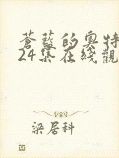 苍蓝的奥特战士24集在线观看