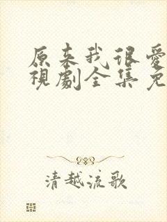 原来我很爱你电视剧全集免费观看