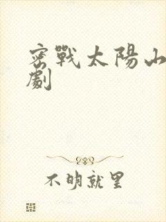 密战太阳山电视剧