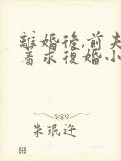 离婚后,前夫哭着求复婚小说全文阅读免费