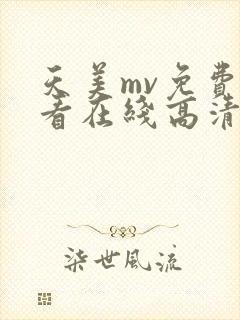 天美mv免费观看在线高清电视剧