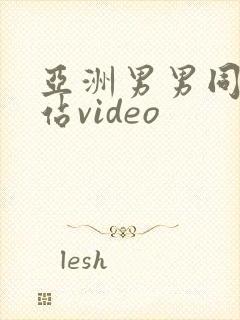亚洲男男同志网站video