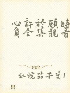 心许于顾时光不负全集观看