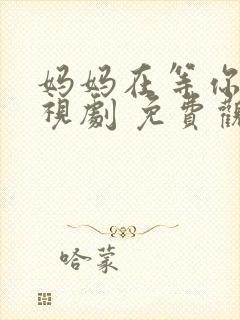 妈妈在等你 电视剧 免费观看