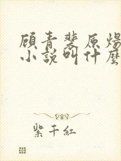 顾青裴原炀原著小说叫什么