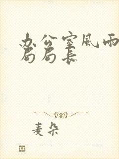 办公室风雨教育局局长封面