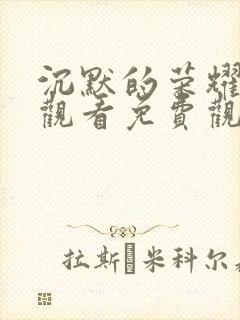 沉默的荣耀在线观看免费观看全集