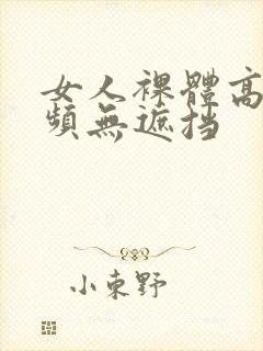 女人裸体高清视频无遮挡封面