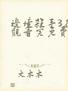 边境杀手3在线观看完免费完整版高清