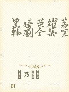 黑暗荣耀第二季韩剧全集完版封面