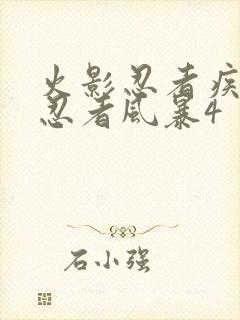 火影忍者疾风传忍者风暴4