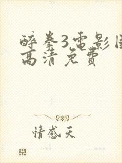 醉拳3电影国语高清免费