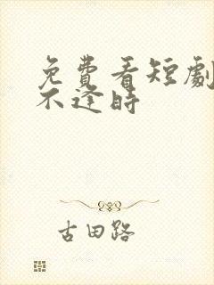 免费看短剧爱你不逢时