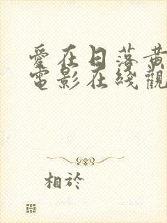 爱在日落黄昏时电影在线观看