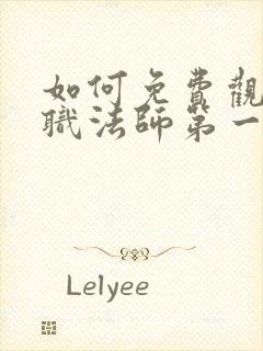 如何免费观看全职法师第一季封面